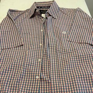 George Strait Collection by Wrangle - Red and Blue Checkered Shirt